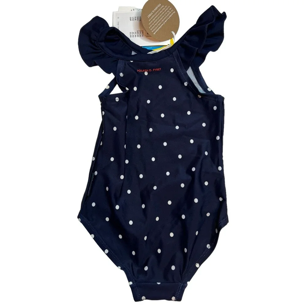 Polarn O Pyret Girls One Piece Swimsuit 6-12‎ Month New